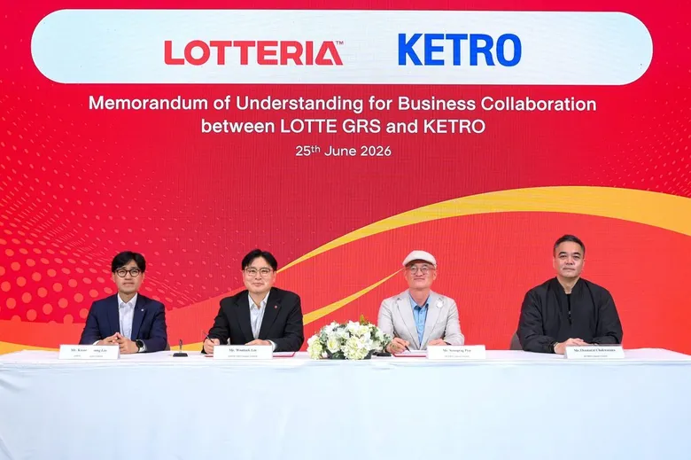 KETRO Brings Korean-Style Burgers to Thailand Secures Exclusive Rights to 'LOTTERIA' and Prepares Nationwide Expansion