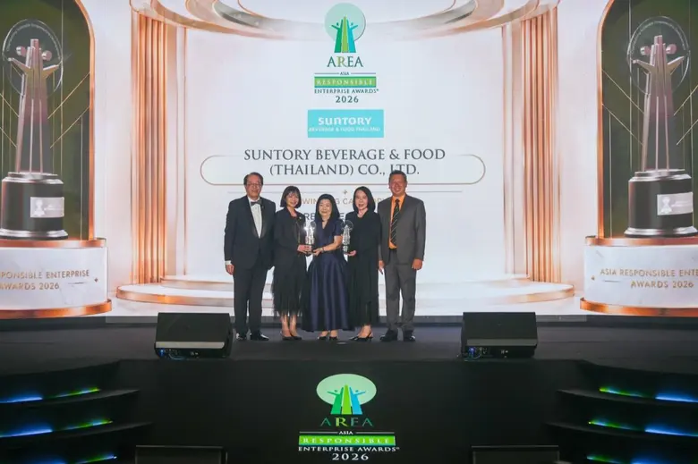 Suntory Beverage &amp; Food (Thailand) Wins Two Major Sustainability Awards at Asia Responsible Enterprise Awards 2026