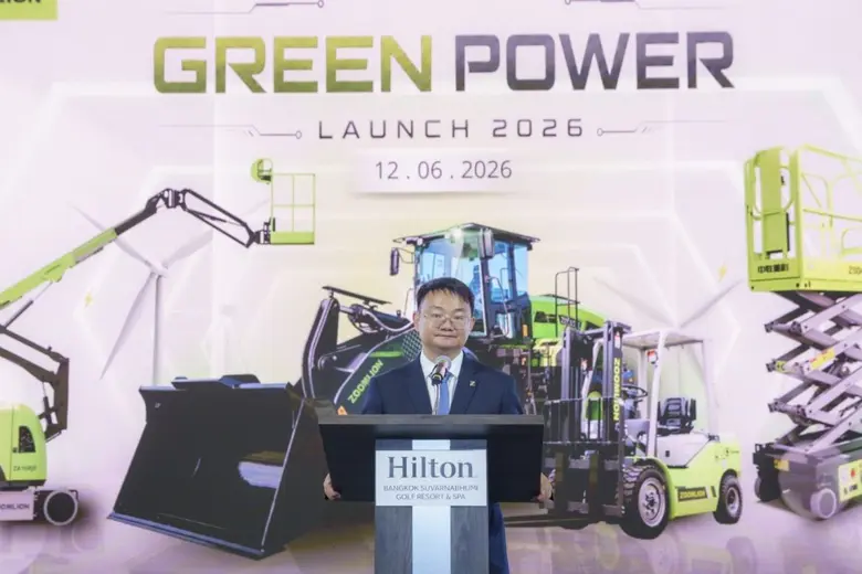 ซูมไลออน เปิดเกมรุกตลาดไทย จัดงาน "ZOOMLION GREEN POWER LAUNCH 2026" ดันเครื่องจักรไฟฟ้าสู่ภาคก่อสร้าง