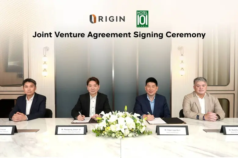 ออริจิ้น ประกาศร่วมทุน Hotel101 (HBNB) บริษัทจดทะเบียนใน Nasdaq ตั้งบริษัทร่วมทุนพัฒนาโครงการ Hotel 101 Bangkok
