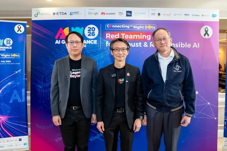 ETDA จับมือ เนคเทค TB-CERT สกมช. เปิดเวที "AI Red Teaming" ครั้งแรกของไทย ดึงภาคธนาคาร-เทคโนโลยี-ไซเบอร์ ทดสอบหาจุดเสี่ยง ของ AI เสริมความเชื่อมั่นภาคการเงิน