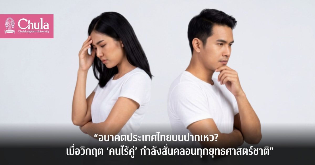 อนาคตประเทศไทยบนปากเหว? เมื่อวิกฤต "คนไร้คู่" กำลังสั่นคลอนทุกยุทธศาสตร์ชาติ