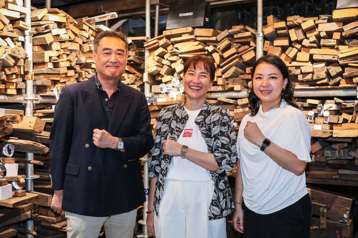 CMG จับมือ CASIO Thailand ต่อยอดแนวคิด ESG สู่ การปลูกฝังวัฒนธรรมการแยกขยะในกลุ่มคนรุ่นใหม่ ผ่านกิจกรรม "CASIO Pop Up at Vanich House"