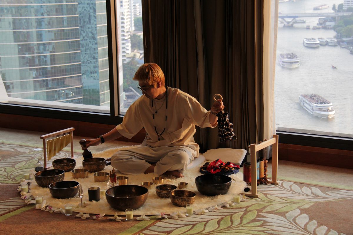 Royal Orchid Sheraton Riverside Hotel Bangkok Launches Sunset Sound Bath for Wellness Wednesdays