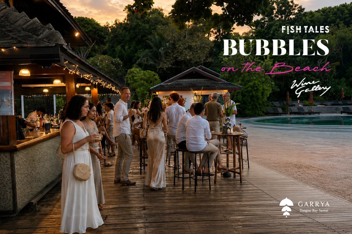 Bubbles on the Beach: A Sparkling Beachfront Evening in Koh Samui