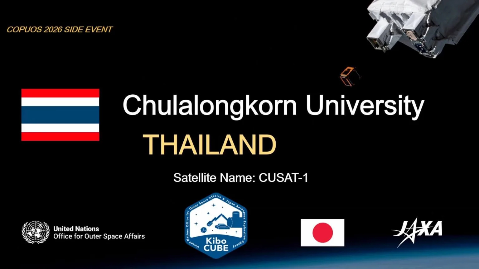 Chula's CUSAT Team Achieves Global Space Milestone, Prepares to Launch CUSAT-1 Satellite in 2028
