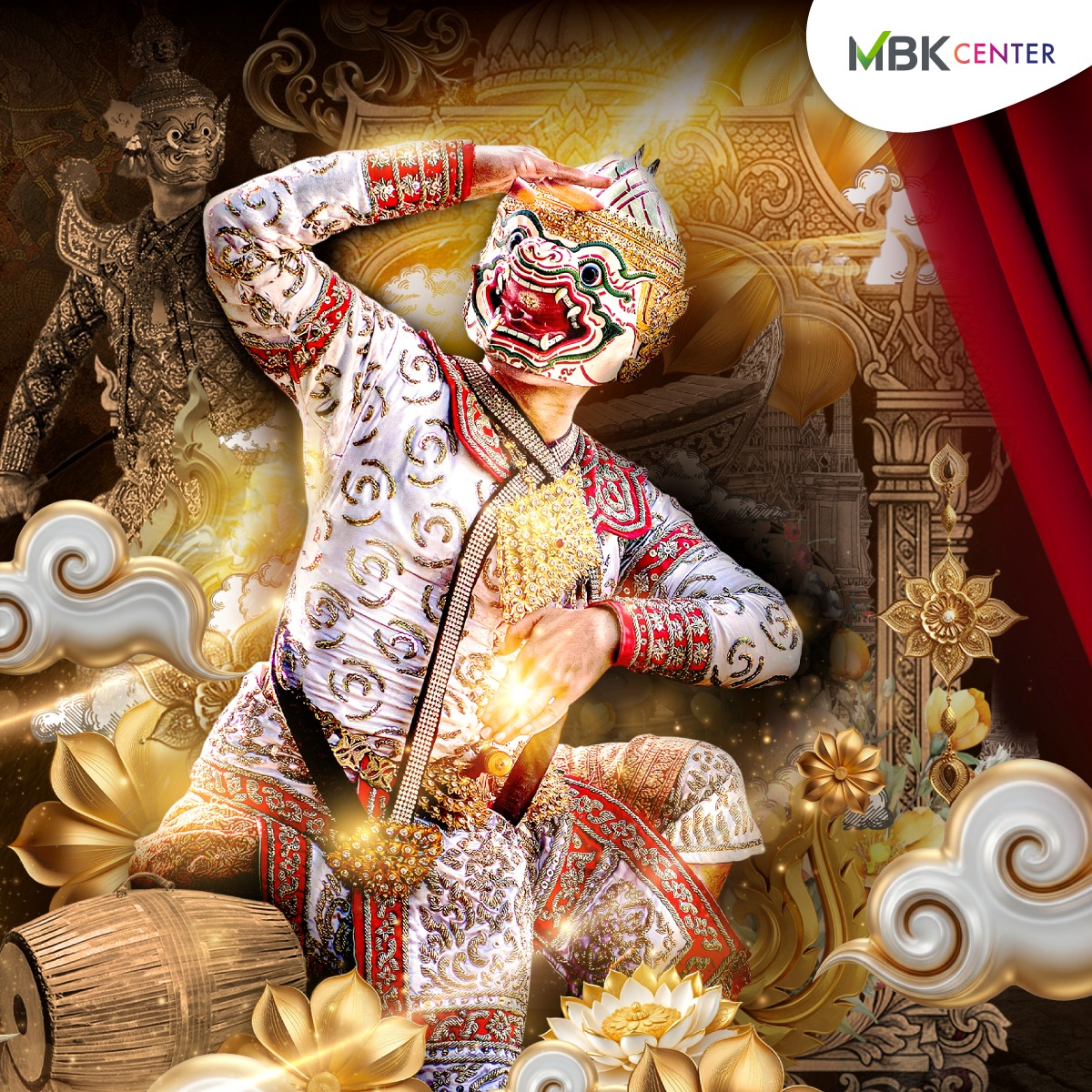 เอ็ม บี เค เซ็นเตอร์ ตอกย้ำ Cultural &amp; Tourism Hub จัดเต็ม "โขน" ชุดพิเศษซีรีส์ 12 ตอน 12 เดือน 30 กรกฎาคมนี้พบกับตอนที่ 7 ชามพุวราช วานรผู้จงรัก