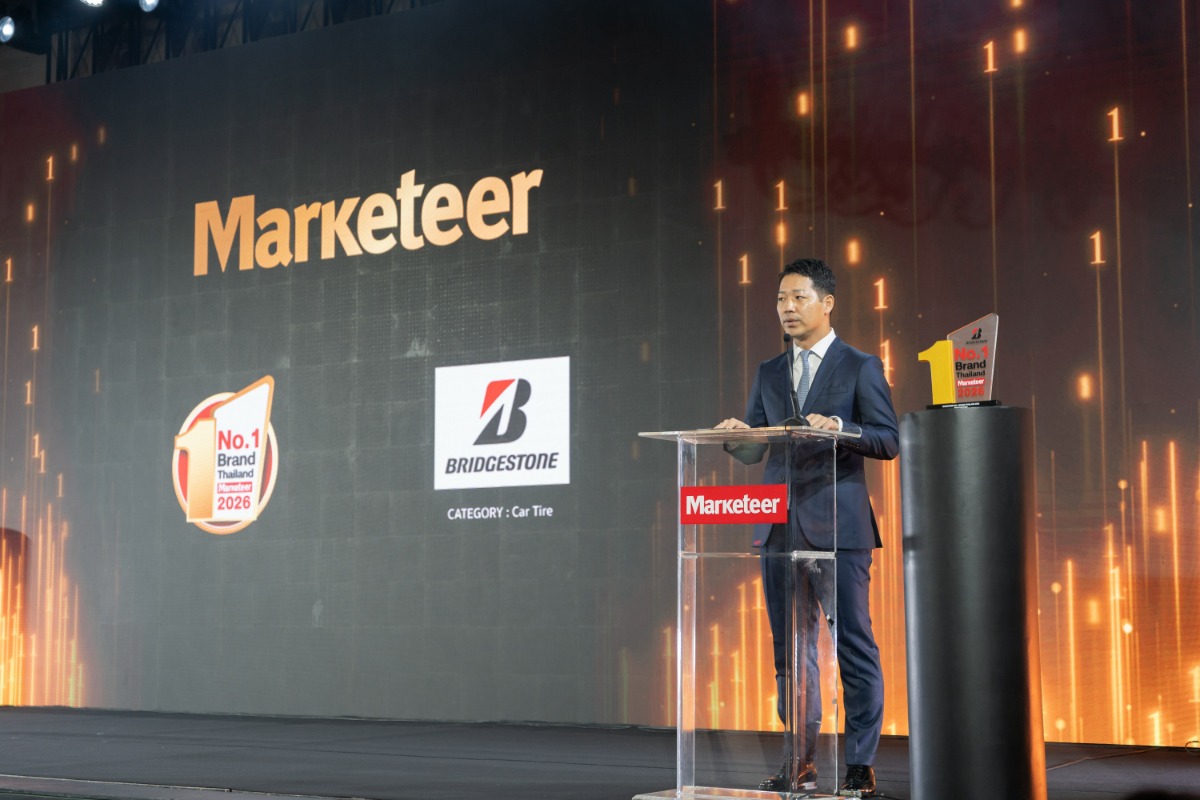 Bridgestone Receives the "Marketeer No.1 Brand Thailand 2026" Award, Winning the No.1 Brand for 15th Consecutive Years