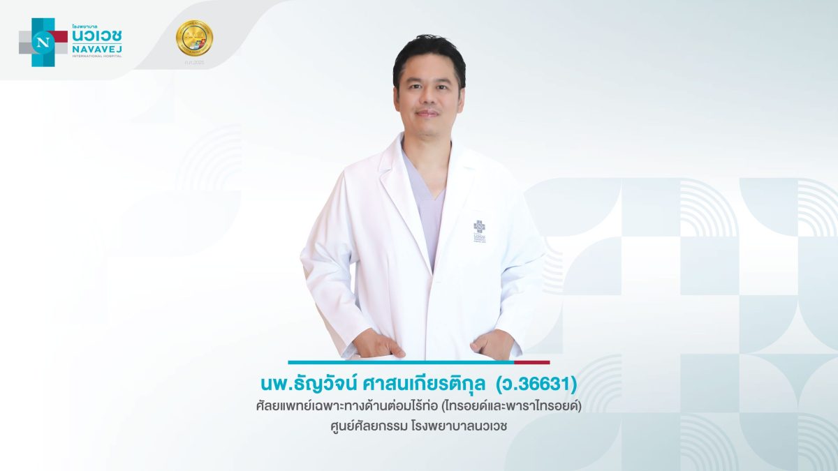 เปิดแนวทางรักษา 'ไทรอยด์' ยุคใหม่ ผ่าตัดส่องกล้องทางช่องปาก-การสลายเนื้องอกไทรอยด์ ด้วยคลื่นไมโครเวฟ เพิ่มทางเลือกการรักษา