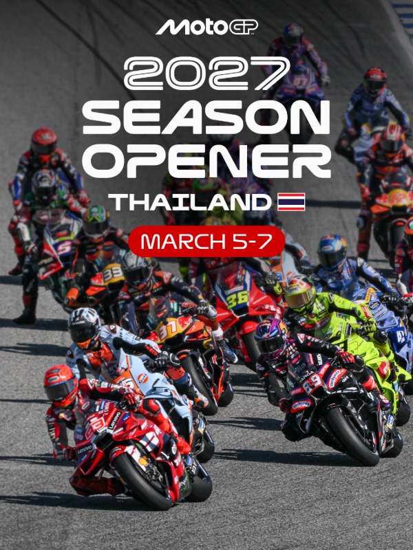 ทั่วโลกจับตา! "MotoGP" ประกาศเลือก "ไทย" เปิดศึกฤดูกาล 2027 ต้อนรับกติกาใหม่ ตอกย้ำหมุดหมายมอเตอร์สปอร์ตสำคัญ 3 ปีซ้อน