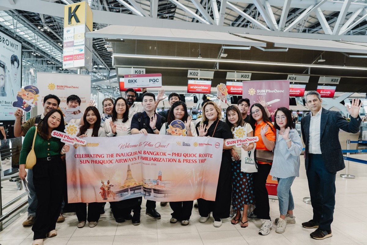 Sun PhuQuoc Airways Launches Vietnam's First Full-Service Airline Connecting Bangkok and Phu Quoc