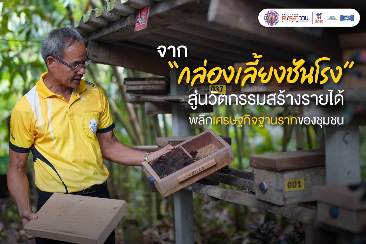 จาก "กล่องเลี้ยงชันโรง" สู่นวัตกรรมสร้างรายได้ พลิกเศรษฐกิจฐานรากของชุมชน