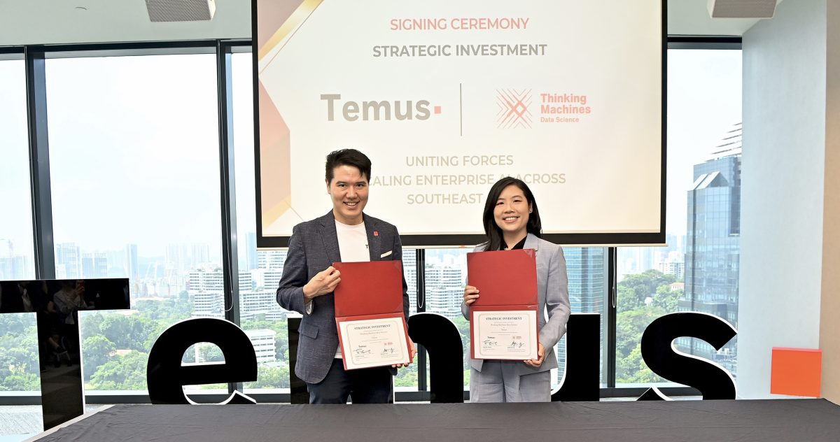 Temasek-backed Temus and Thinking Machines Data Science join forces to scale enterprise AI across Southeast Asia