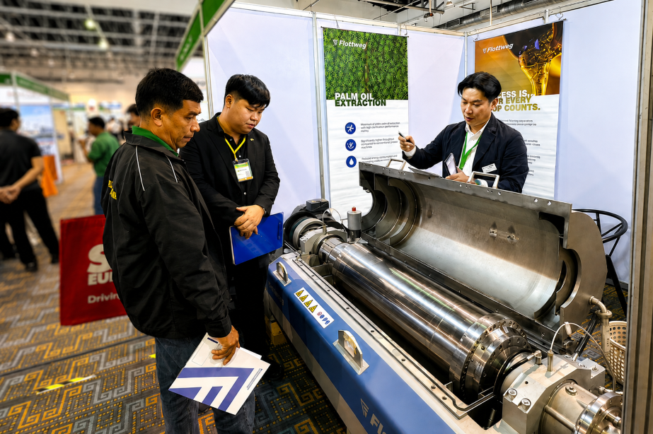 Flottweg ชูโซลูชันการแยกสารขั้นสูงในงาน PALMEX Thailand 2026