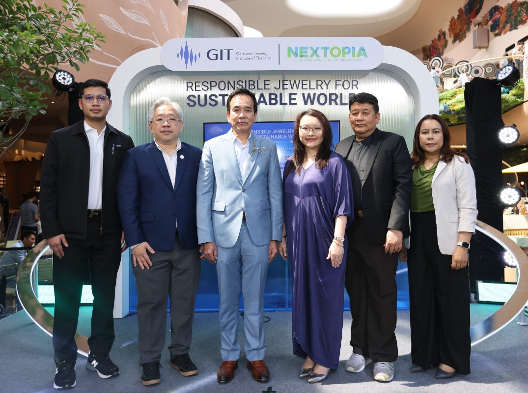 GIT ผนึก NEXTOPIA เปิดตัว "Responsible Jewelry for Sustainable World" ผลักดันไทยสู่ศูนย์กลางอัญมณีและเครื่องประดับโลกแบบยั่งยืน