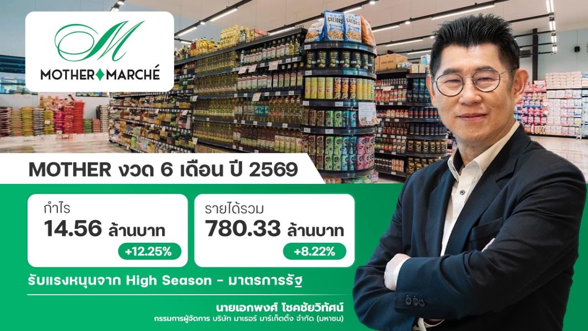 MOTHER ครึ่งแรกปี 69 ฟอร์มแกร่ง! กำไรพุ่ง 12.25%
