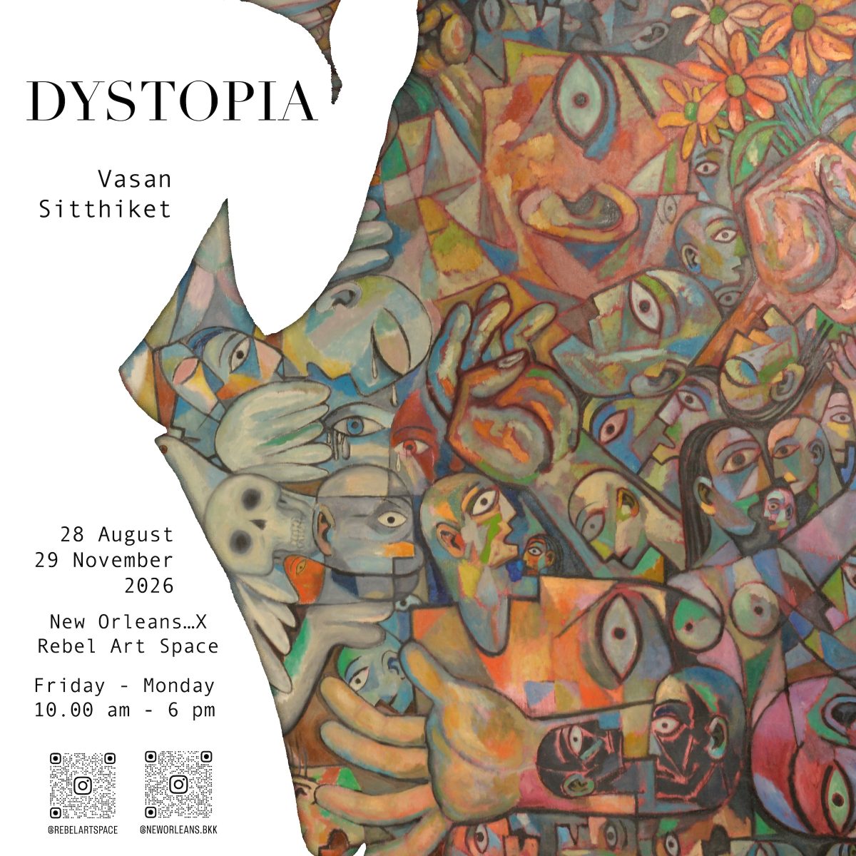 New Orleans x Rebel Art Space Opens Historic Venue to Contemporary Art Kicks Off with 'Dystopia' the New Solo Exhibition by 'Vasan Sitthiket'