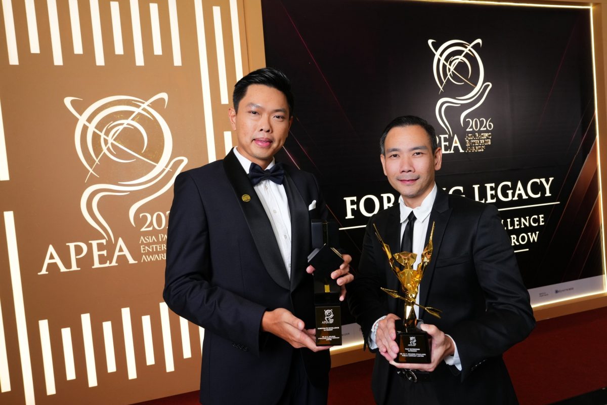 มิสเตอร์. ดี.ไอ.วาย. คว้า 2 รางวัลใหญ่จากเวที Asia Pacific Enterprise Awards 2026