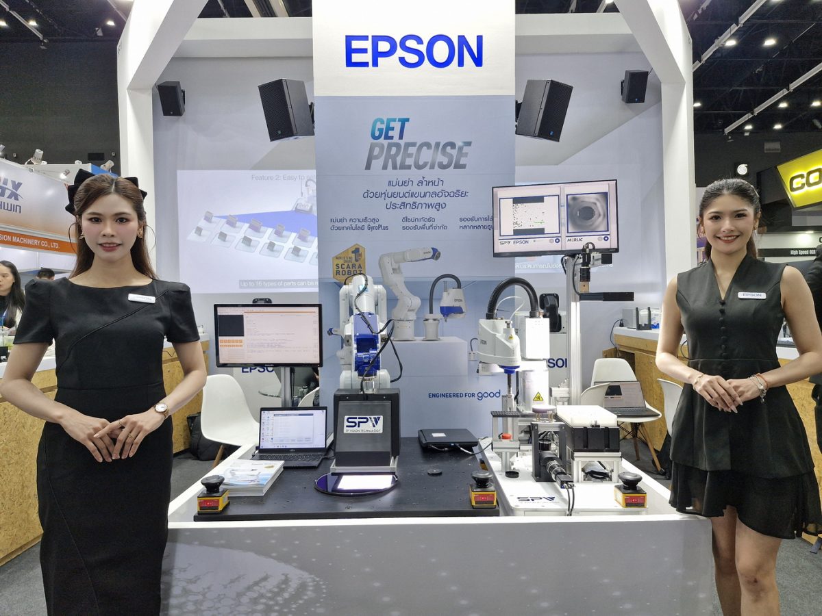 เอปสันโชว์โซลูชันหุ่นยนต์ ในงาน NEPCON Thailand 2026
