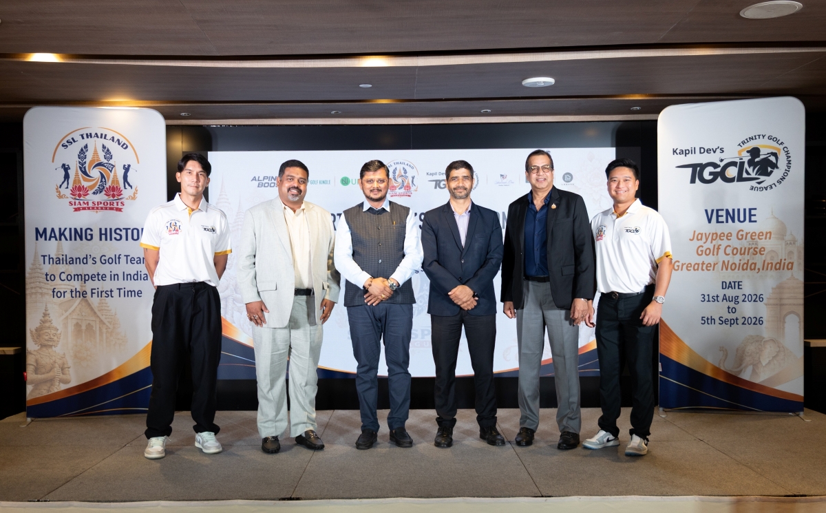 "Siam Sports League" เปิดตัว Team SSL Thailand เตรียมลุย TGCL 2026 ที่อินเดีย เดินหน้าสร้าง Multi-Sport League Platform เชื่อมกีฬาไทยสู่เวทีนานาชาติ