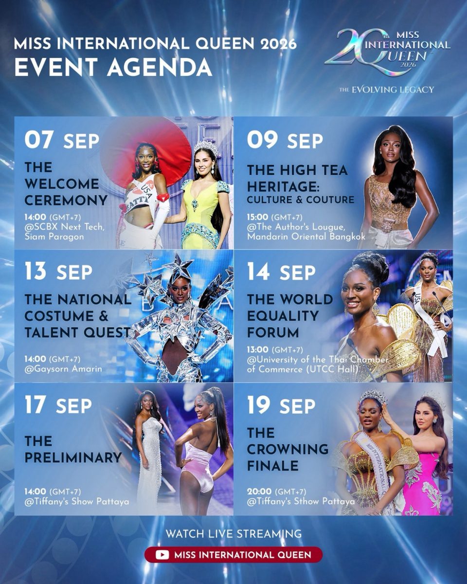 Miss International Queen(R) 2026: 20th Anniversary Welcome and Sash Ceremony