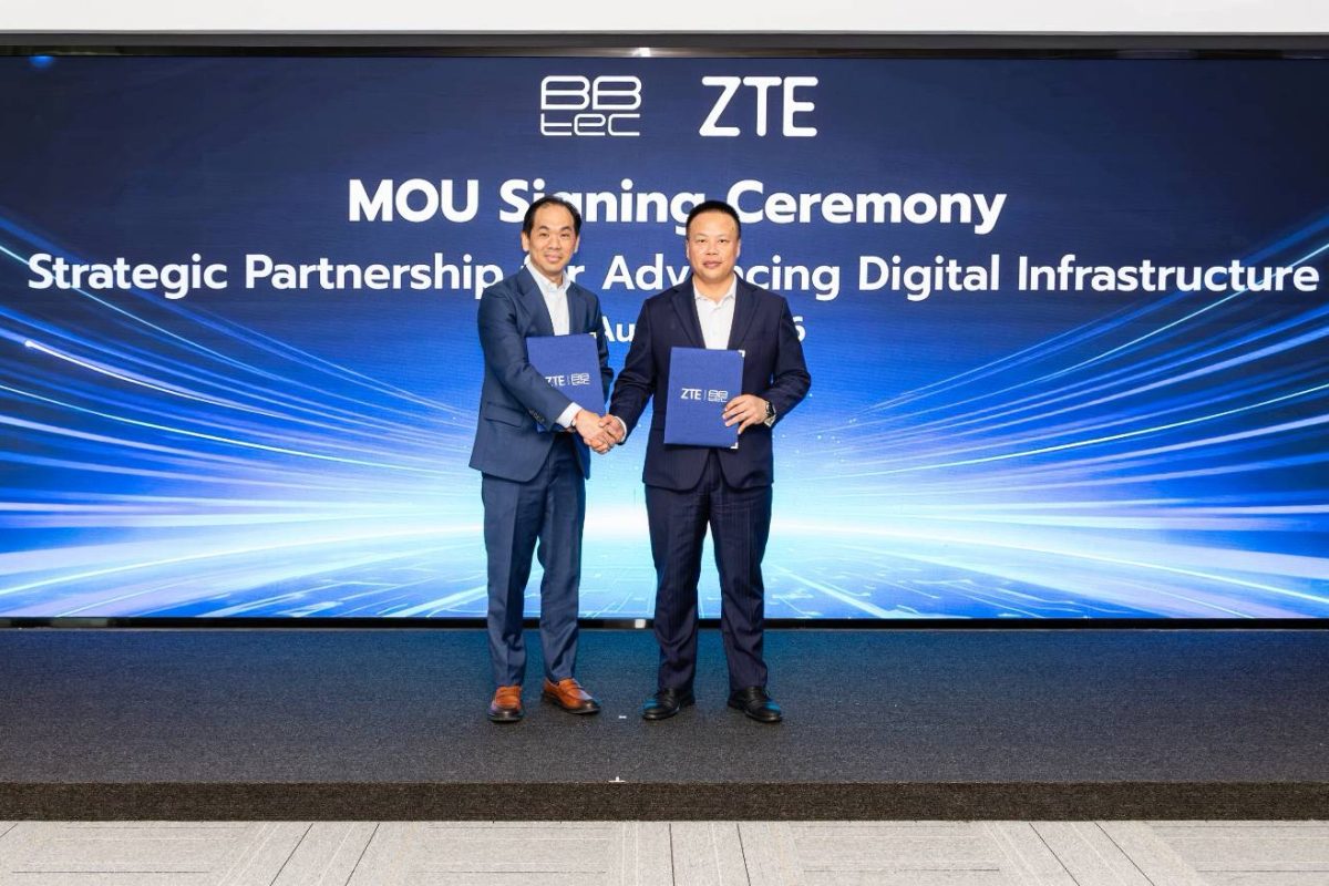 ZTE Thailand จับมือ BBTEC ลงนาม MOU เชิงยุทธศาสตร์