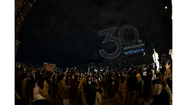 วัตสัน ฉลอง 30 ปีกลางเจ้าพระยา! ยกทัพโดรนเนรมิตท้องฟ้า สร้างปรากฏการณ์สุดยิ่งใหญ่แห่งปี