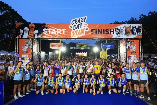 "Crazy Cat Run 2026" นักวิ่งร่วมงานคึกคัก เดิน-วิ่ง ส่งต่อโอกาสเพื่อแมวจร