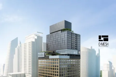 Thai Obayashi Advances THB 8 Billion Mixed-Use Development "O-MESH Ratchadamri" in the Heart of Bangkok, Introducing Thailand's First Use of LRV Construction Technology and a "Green &amp; Smart" Concept