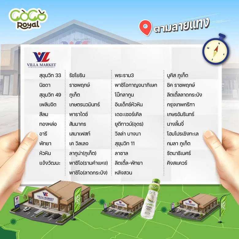 PLUS ขยายเกมค้าปลีก ส่ง "Royal Coco" เข้าสู่ Villa Market กว่า 40 สาขา เพิ่มโอกาสเข้าถึงผู้บริโภค - เดินหน้าสร้างแบรนด์โตต่อเนื่อง