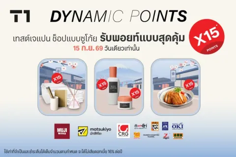 บัตรเครดิต เซ็นทรัล เดอะวัน ชวนโกยแต้มแบบสุโก้ย