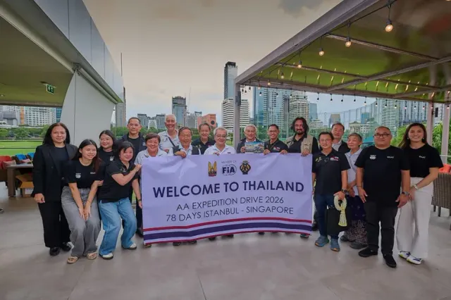 ร.ย.ส.ท. ต้อนรับคณะ "AA Expedition Drive 2026" จากสิงคโปร์ ในเส้นทาง 80 วัน ตุรกี-สิงคโปร์ พร้อมต่อยอดความร่วมมือและเครือข่ายสิทธิประโยชน์สมาชิกระหว่าง Automobile Clubs