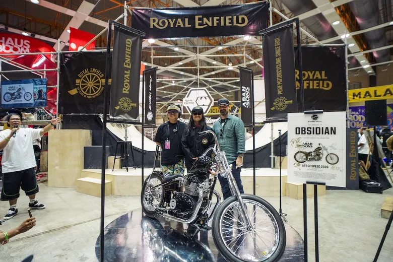 Royal Enfield เปิดตัว 'Obsidian' รถมอเตอร์ไซค์คัสตอมระดับโลกรุ่นแรกในงาน Art of Speed 2026 มาเลเซีย
