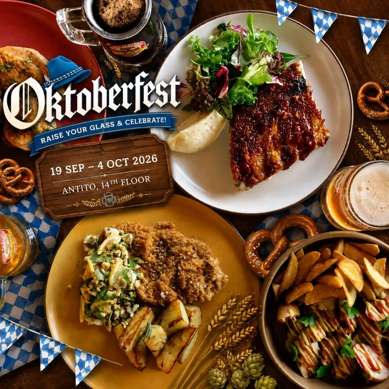 ฉลอง Oktoberfest 2026 อิ่มอร่อยกับเมนูสไตล์เยอรมันที่ Antito