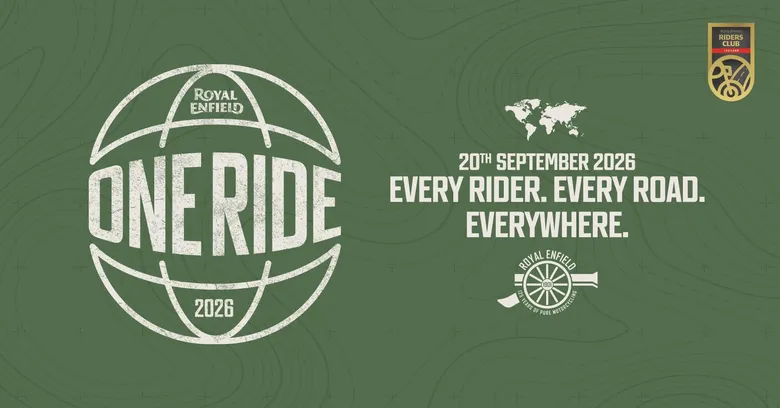 โรยัล เอ็นฟีลด์ ชวนฟังเสียงหัวใจของคนรักสองล้อ พร้อมปักหมุด 'One Ride 2026' ทริปประวัติศาสตร์ที่ไม่ควรพลาด