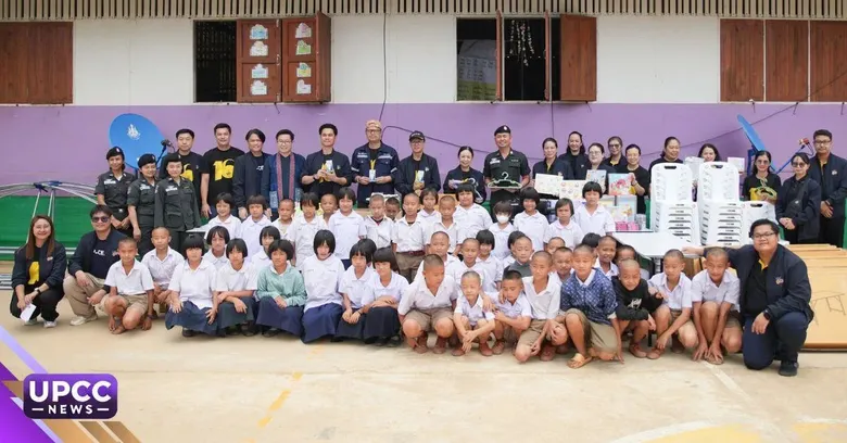 ม.พะเยา เฉลิมฉลองครบรอบ 16 ปี จัดโครงการ UP CSV ร่วมพัฒนาศูนย์การเรียนตำรวจตระเวนชายแดนอินทรีอาสา บ้านห้วยปุ้ม