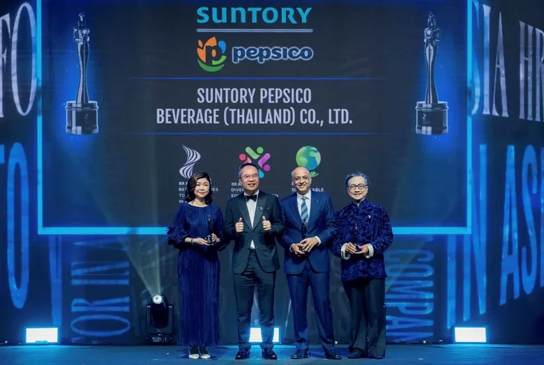 ซันโทรี่ เป๊ปซี่โค ประเทศไทย คว้า 3 รางวัลจากเวที HR Asia Awards 2026 ตอกย้ำ People-First สร้างคนพร้อมรับอนาคต ขับเคลื่อนการเติบโตอย่างยั่งยืน