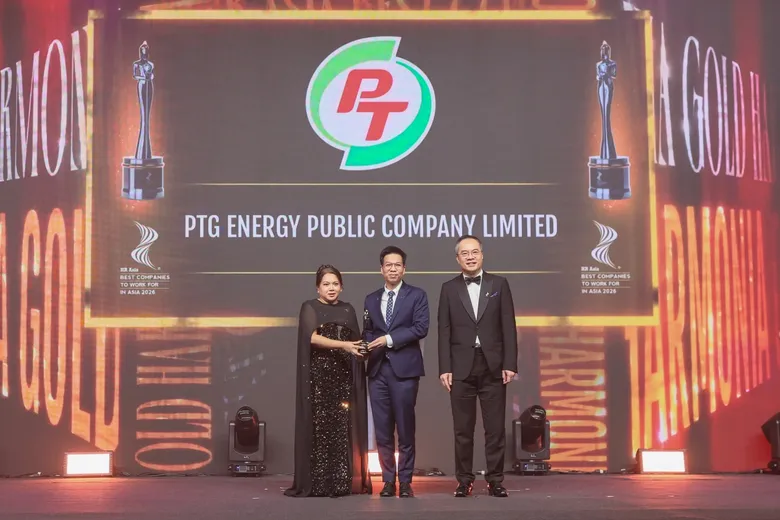 PTG คว้า 4 รางวัลใหญ่จาก HR Asia ต่อเนื่อง 6 ปีซ้อน ตอกย้ำความสำเร็จระดับสากล