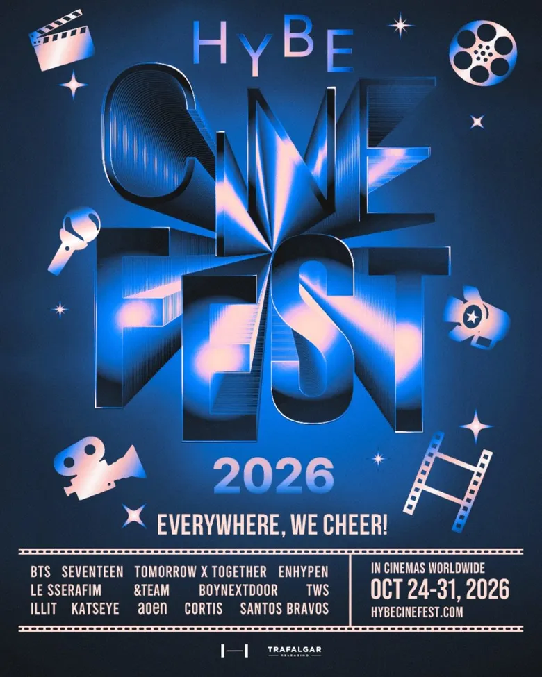เปิดประสบการณ์ K-POP บนจอยักษ์อีกครั้งกับ "HYBE CINE FEST 2026"!