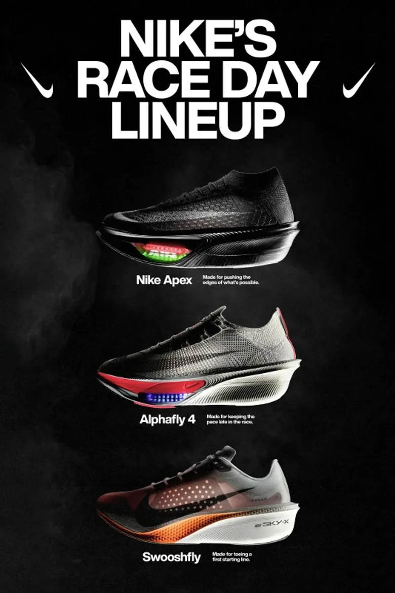 Nike เปิดตัว Race Day System of Speed นวัตกรรมกลุ่มผลิตภัณฑ์รองเท้าวิ่งที่ออกแบบมาเพื่อการแข่งขันของนักวิ่งที่ครอบคลุม