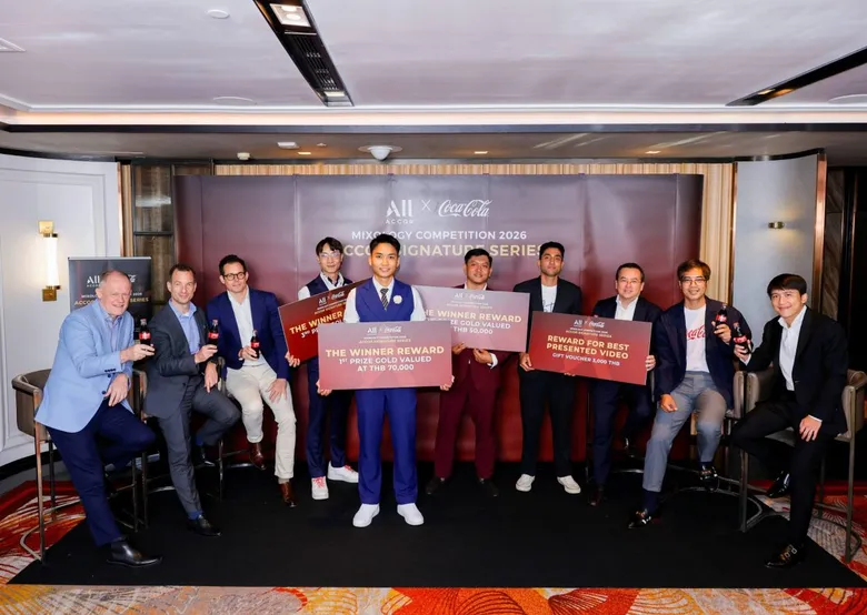 ThaiNamthip Coca-Cola and Accor Champion Bartender Development Through the "Accor x Coca-Cola(R) Mixology Competition 2026"