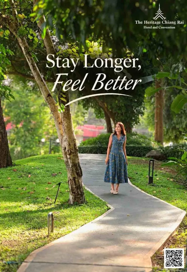 ชวนพักยาวรับลมหนาวที่เชียงราย กับ "Stay Longer, Feel Better" เริ่มต้น 7 คืน เพียง 12,600 บาท