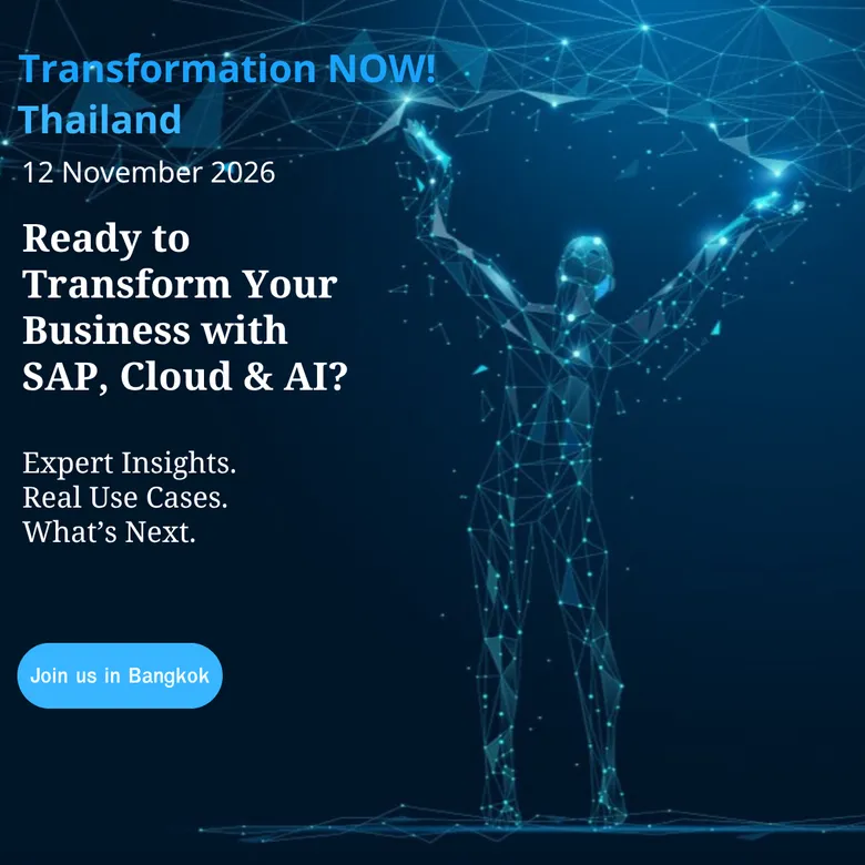งานใหญ่แห่งปี Transformation NOW! 2026 Thailand โดย NTT DATA Business Solutions (Thailand) Ltd.