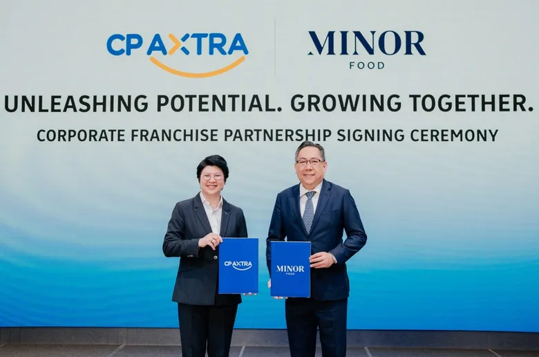 ซีพี แอ็กซ์ตร้า จับมือ ไมเนอร์ ฟู้ด เปิดตัว Corporate Franchisee Model ครั้งแรก ผนึกกำลังขับเคลื่อน Happy &amp; Healthy Mall สู่การเป็น Food &amp; Lifestyle Destination