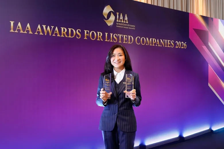 ทีทีบี คว้า 2 รางวัลจากเวที IAA AWARDS 2026 ตอกย้ำความเชื่อมั่นจากนักวิเคราะห์และนักลงทุนสถาบัน
