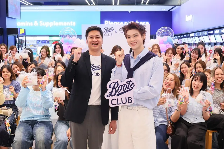 "สกาย วงศ์รวี" ทำแฟน ๆ ใจฟู! เสิร์ฟโมเมนต์ใกล้ชิด ในกิจกรรม Boots Club x Sky Lucky Fan