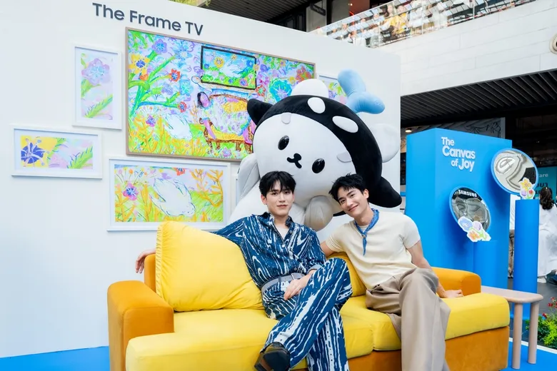เต-นิว-โพก้าซัง แท็กทีม มาร์ค-จัมโม่ และลิปตา ชวนเปิดมุมมองใหม่ของทีวี งาน Samsung The Frame-The Canvas of Joy