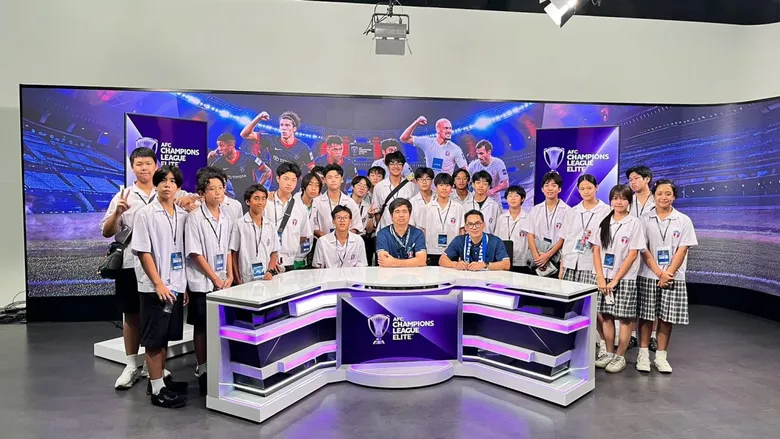 โรงเรียนไทยคริสเตียน พานักเรียนเปิดโลกอาชีพกีฬาผ่านกิจกรรม "แกะรอยอาชีพ True BG Stadium : Tour Experiences"