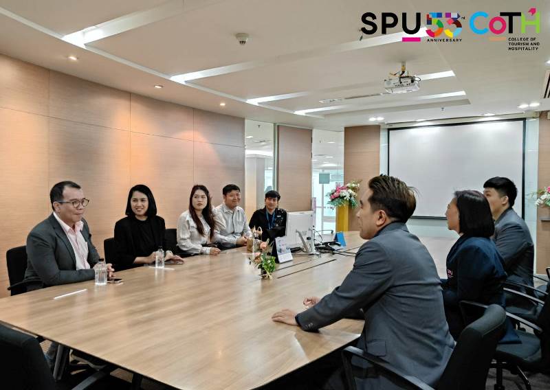 ผู้บริหาร ว.การท่องเที่ยวและบริการ SPU ร่วมหารือผู้บริหารบริษัท IMPACT EXHIBITION MANAGEMENT จำกัด มุ่งสร้างประสบการณ์และเสริมรายได้ให้กับนักศึกษา