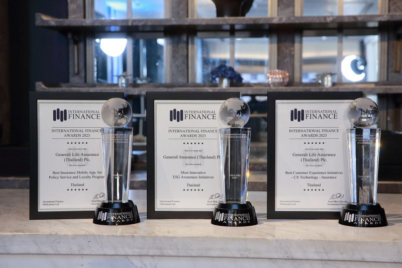 Generali Thailand Starts the New Year with a Triple Win at the International Finance Awards